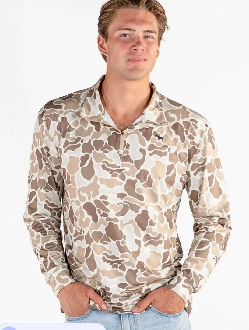 Simply Southern Quarter Zip Light Camo