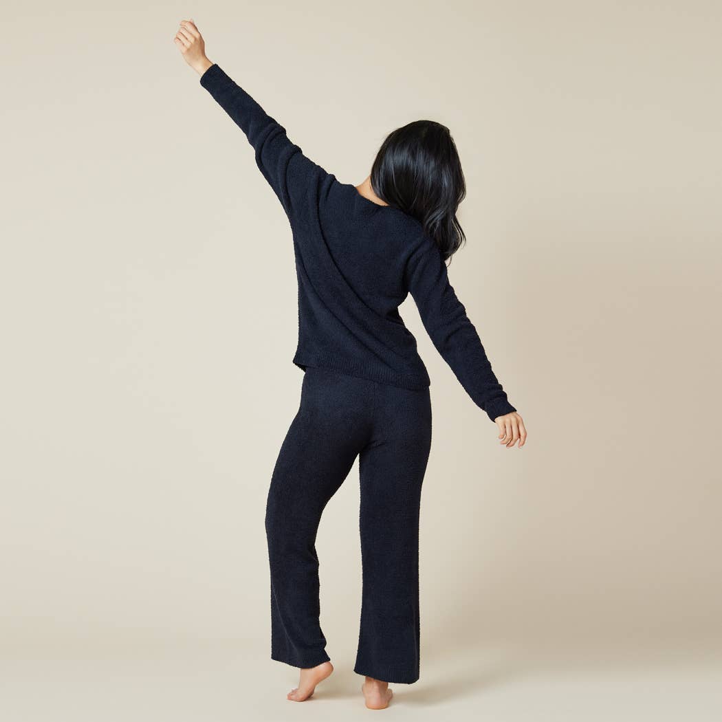 Softies Solid Marshmallow V-Neck Lounge Set