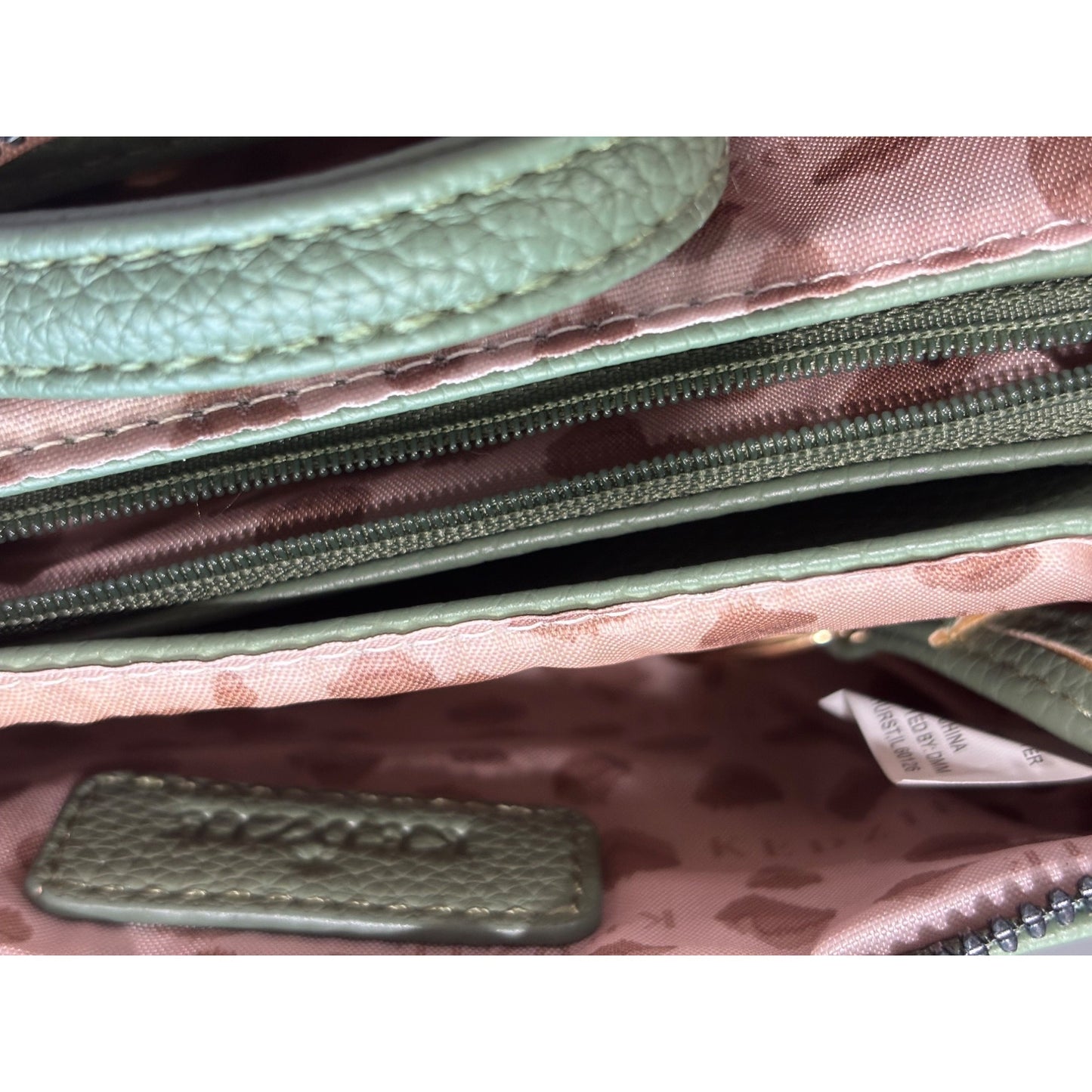 New Kedzie Crossbody Bag In Olive Green With Adjustable Strap