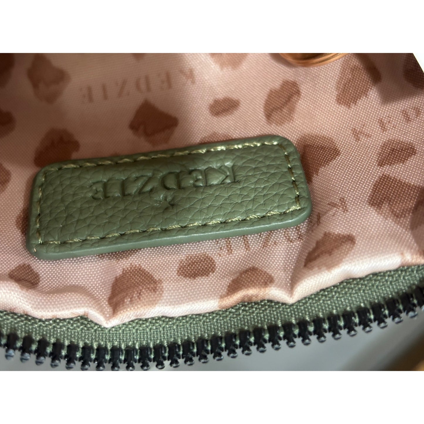 New Kedzie Crossbody Bag In Olive Green With Adjustable Strap