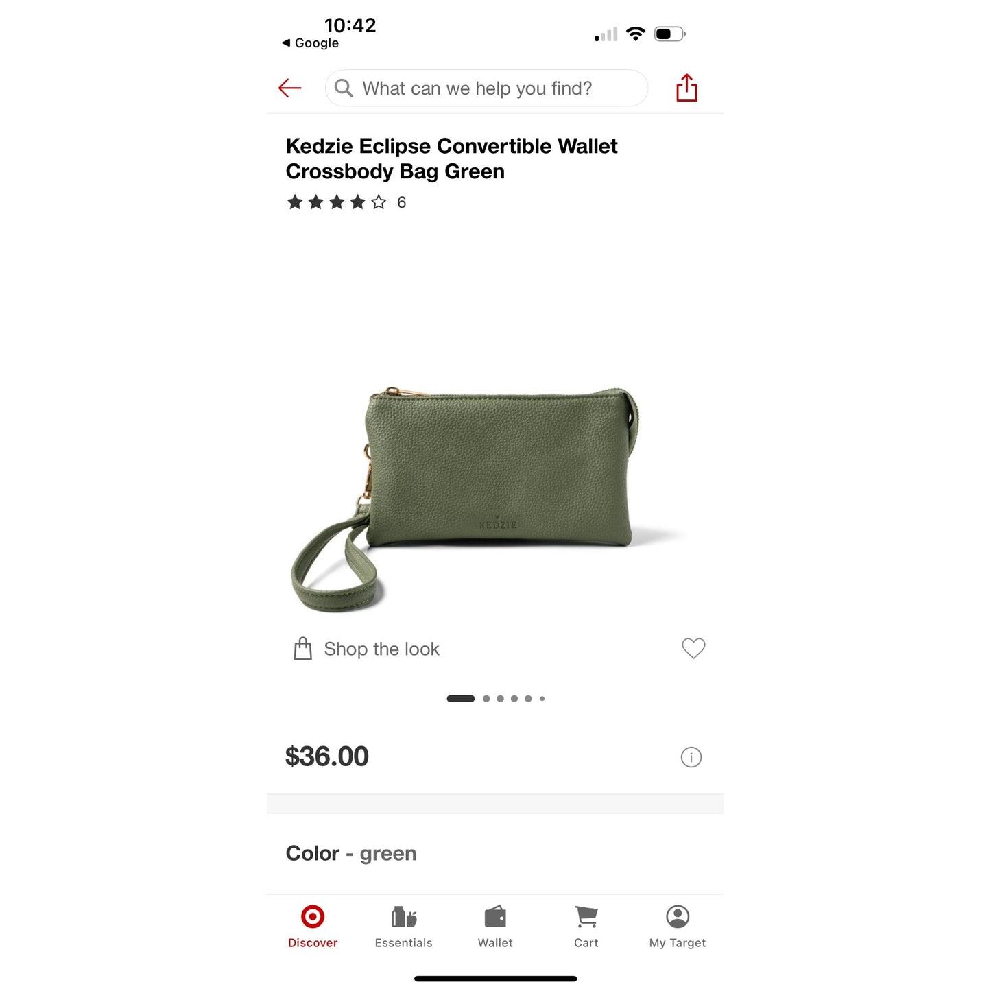 New Kedzie Crossbody Bag In Olive Green With Adjustable Strap
