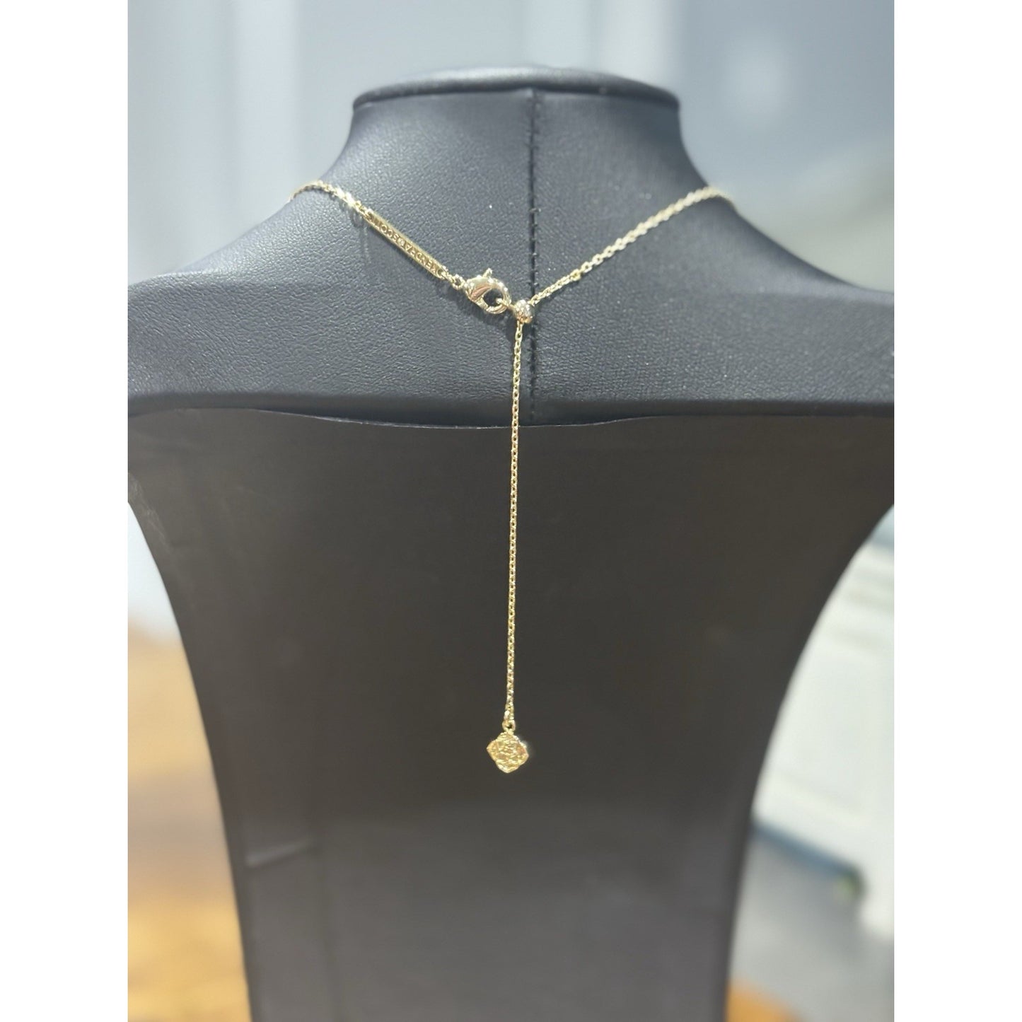 Kendra Scott Mini Elisa Framed Necklace In Gold