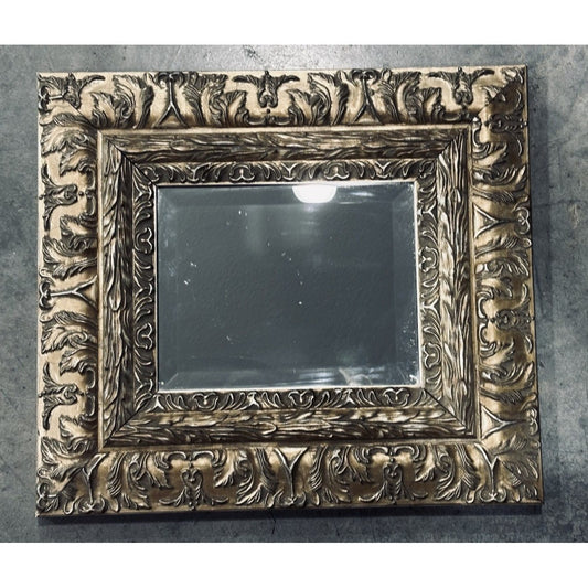 Gold Ornate Framed Mirror Wall Art 16in x 18in