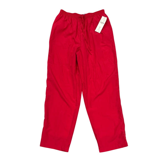 Napa Valley Sport Red Elastic Waist Pants L petite