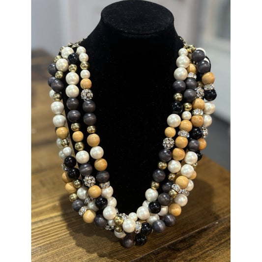 Kate Spade Ultra Rare 'Wood You Be Mine' Twisted Statement Necklace