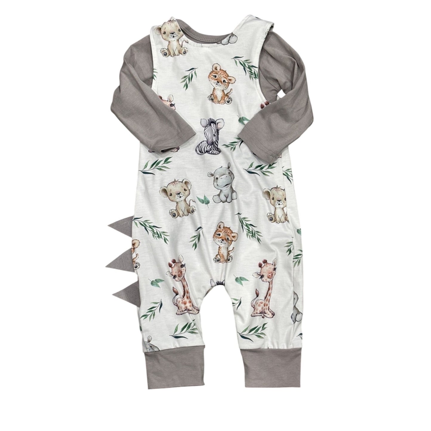 Newborn Baby Boys "Daddys Little Dude" Romper