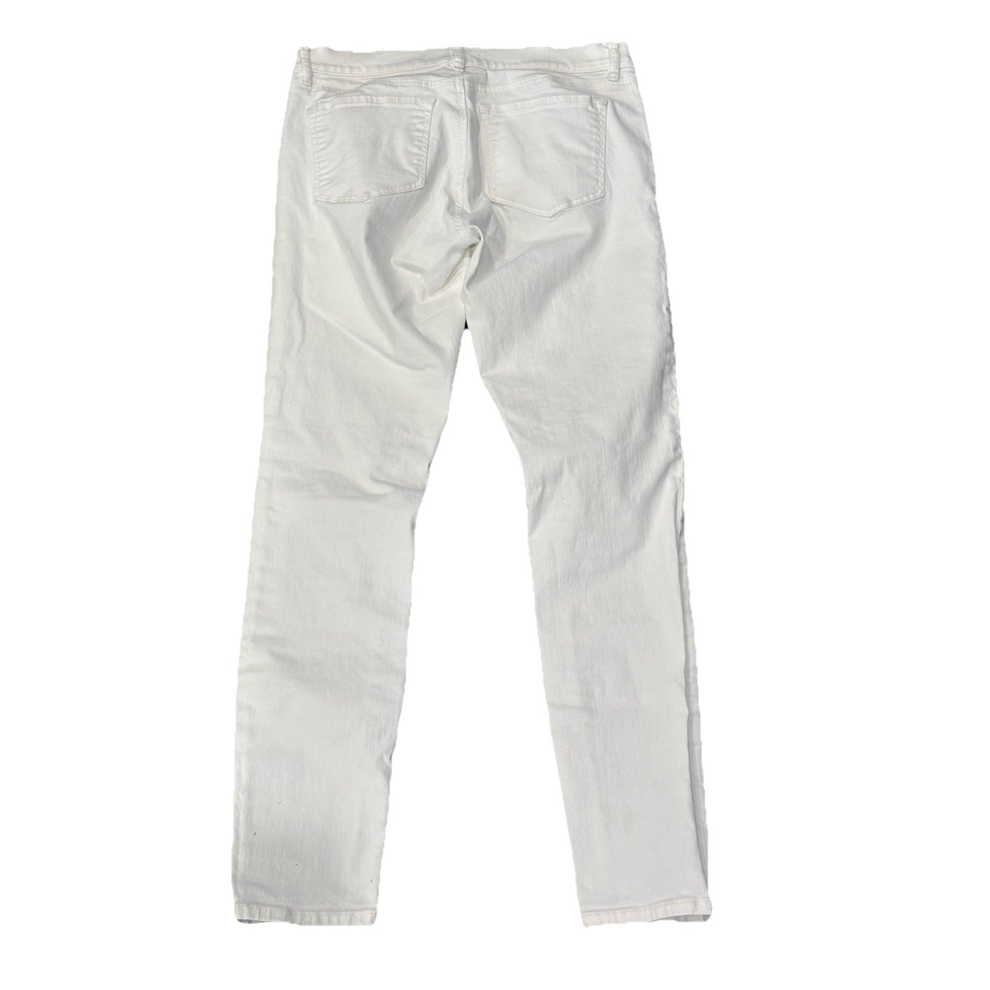 Ann Taylor Loft Modern Skinny Jeans WHITE Size 26 Size 2