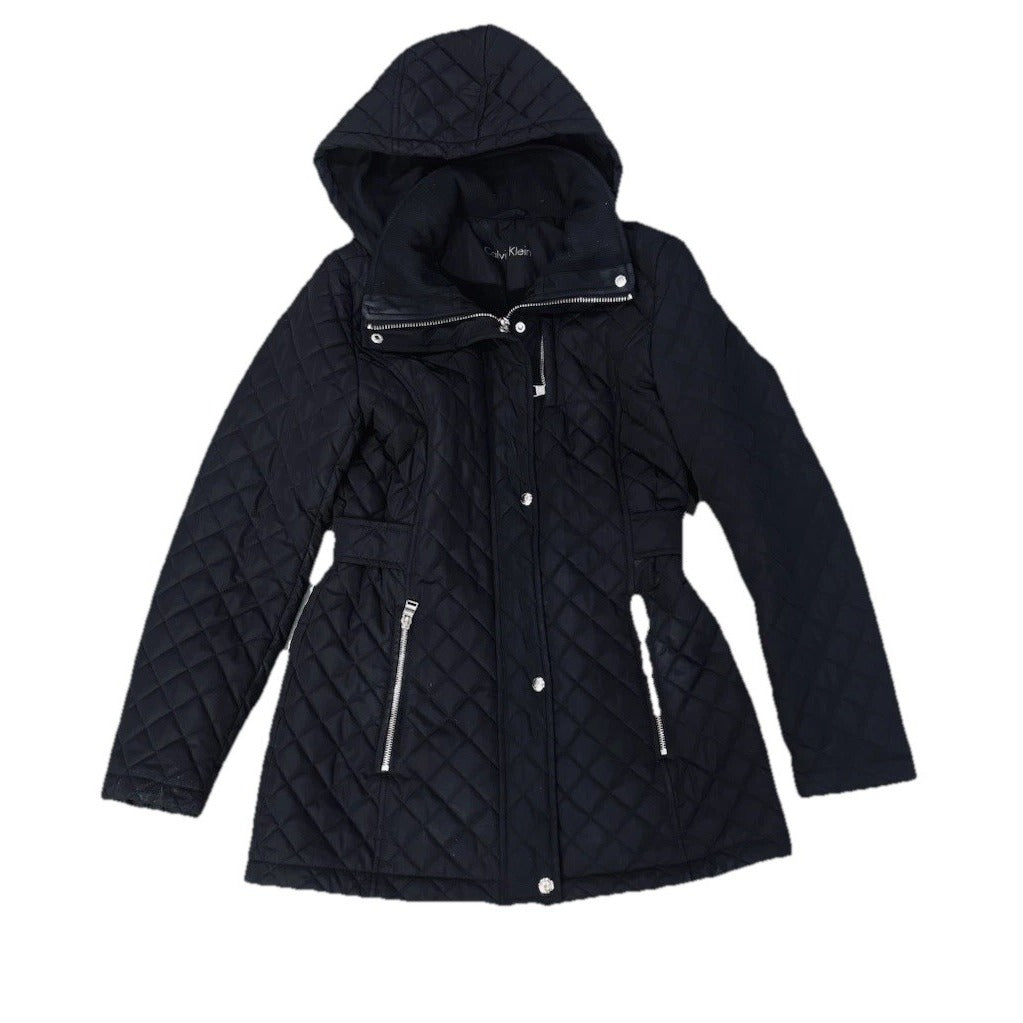 Calvin Klein Diamond Quilted Black Jacket Size S