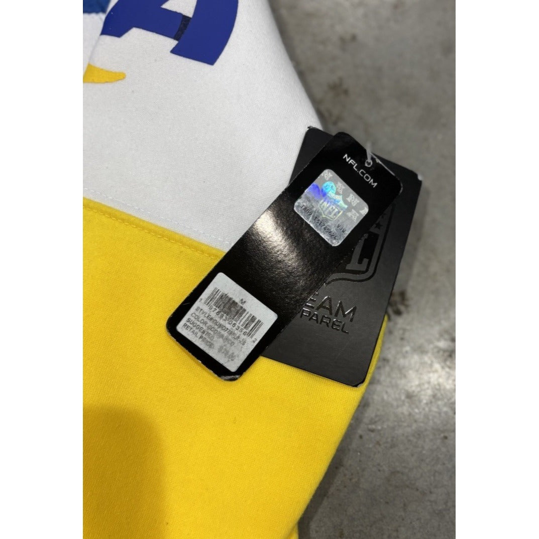 NFL NWT Los Angeles Rams Color Block Bright Sweatshirt Size Medium