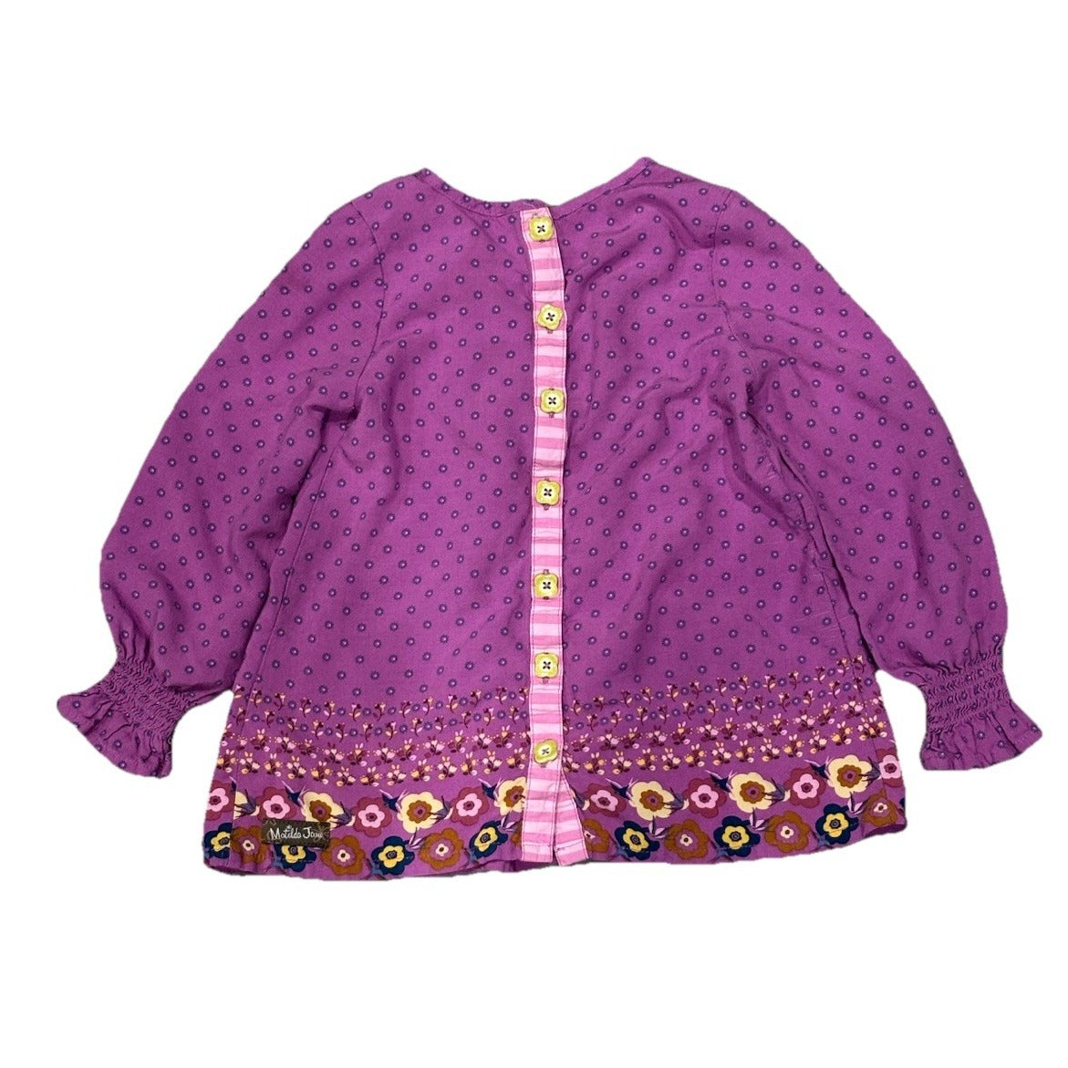 Matilda Jane long sleeve shirt purple size 4