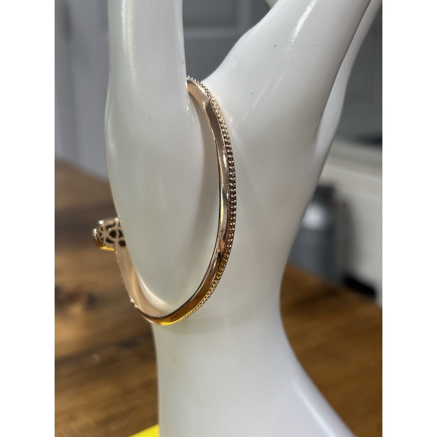 Kendra Scott Rose Gold Elton Cuff Bracelet With Rose Gold Drusy