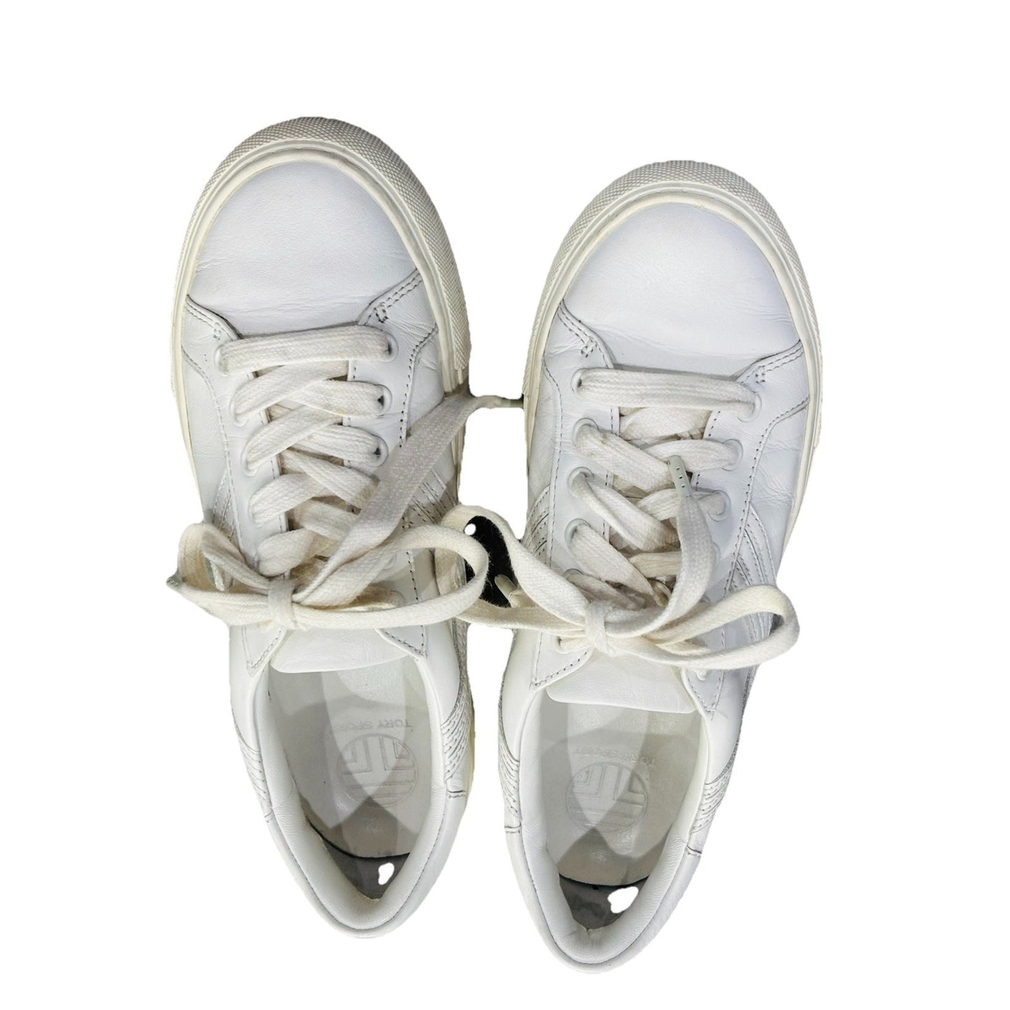 TORY BURCH SPORT white leather Sneakers Size 5.5