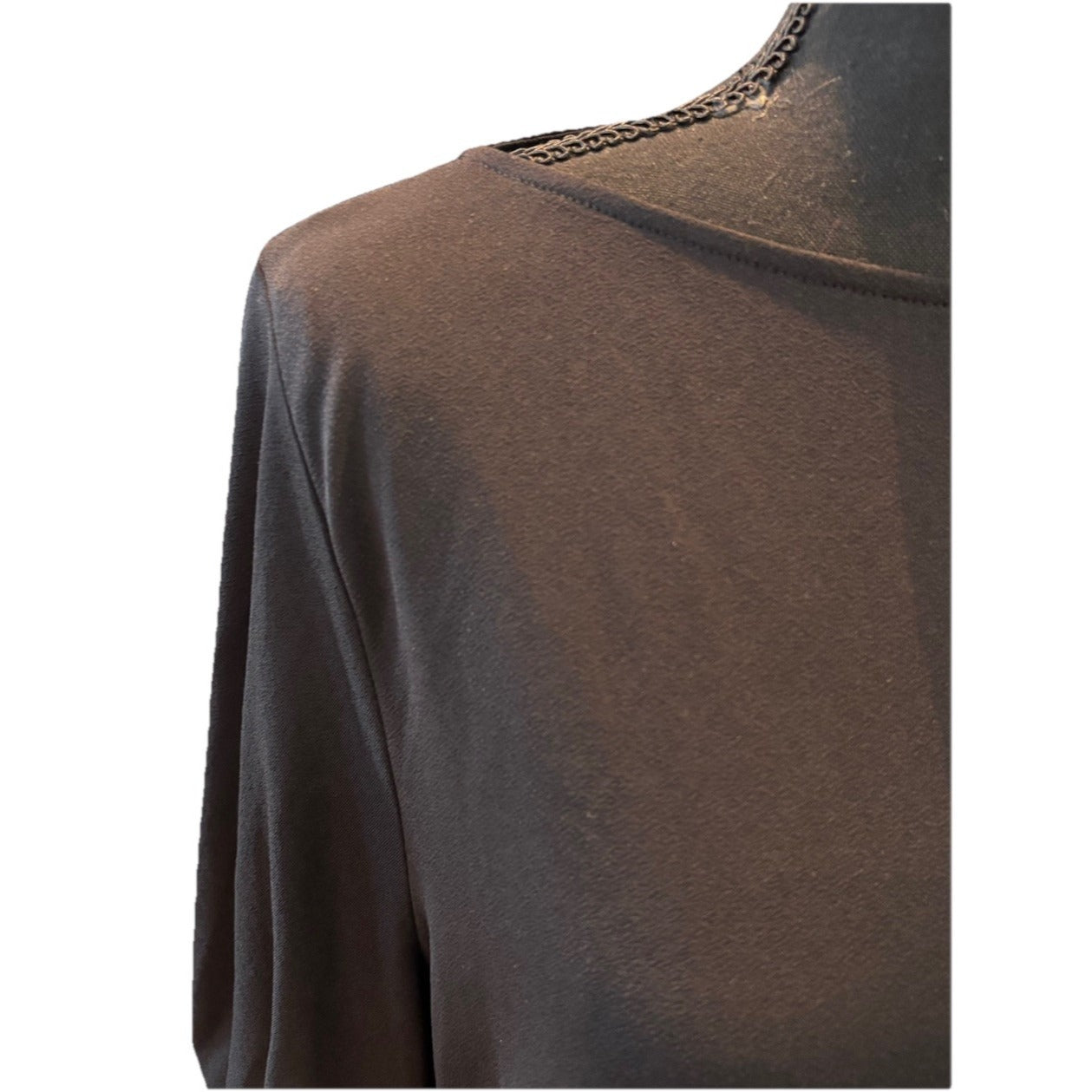 H&M Black Short Sleeve Blouse Size Large