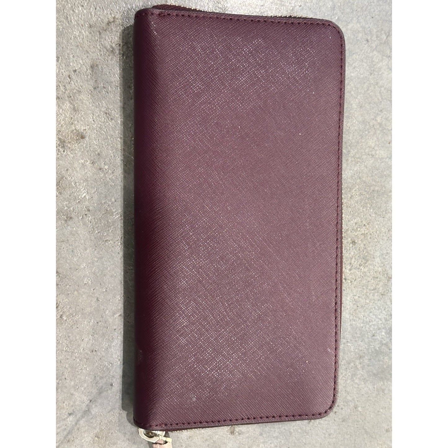 Kate Spade Cameron Rose Smoke And Pink Street Wallet