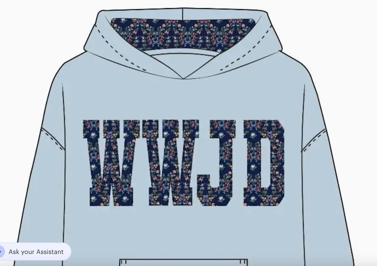 Simply Southern Youth WWJD Embroidered Hoody
