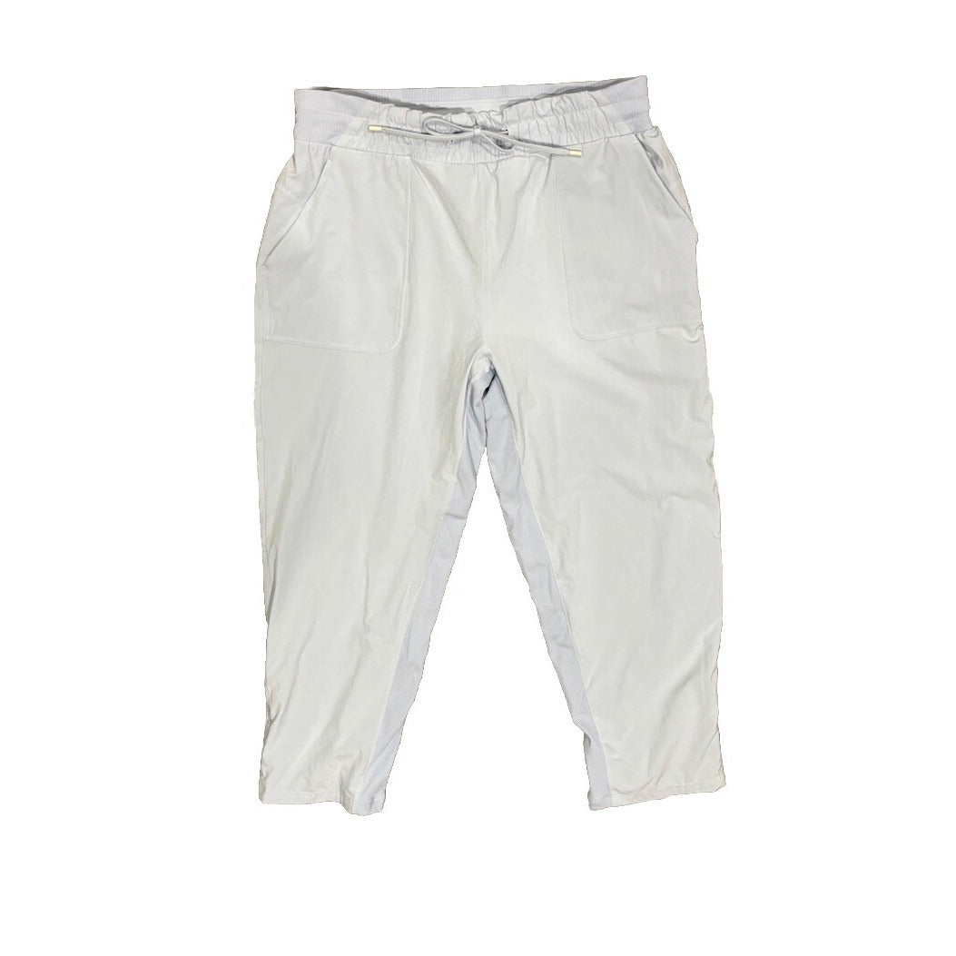 Lululemon Beyond The Studio Cropped Lined Light Blue Pants Size 12