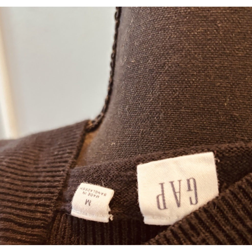 GAP Women Open-Front Cardigan in Black Size Medium