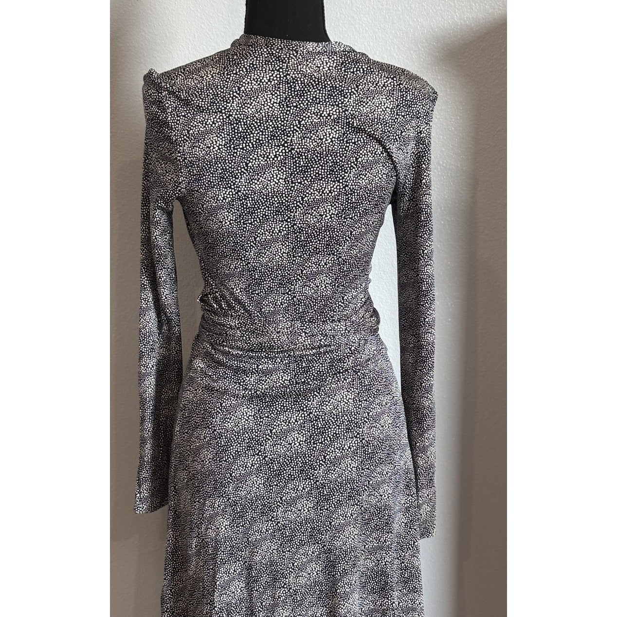 Tory Burch 100% Silk Wrap Tie Belt Dress Size Small