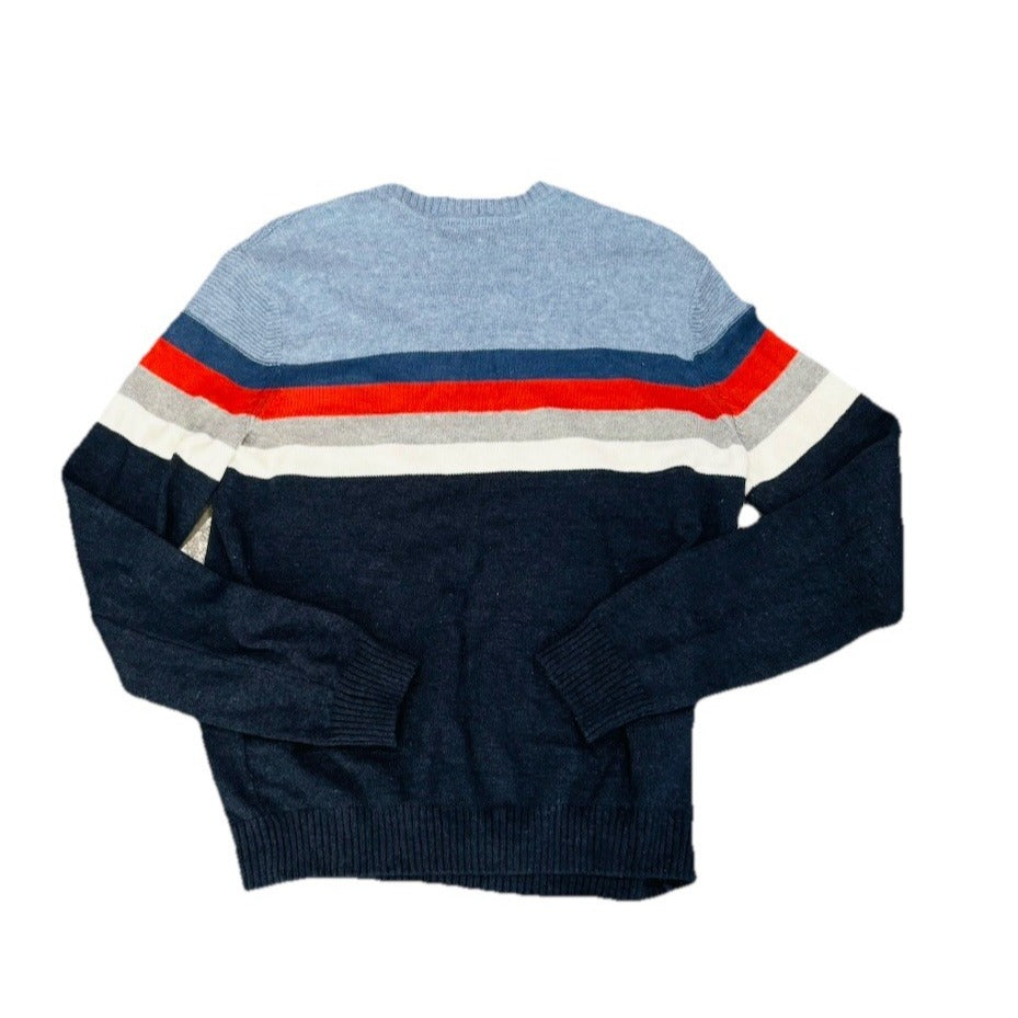 Urban Pipeline Sweater Men's Medium Knitted Crew Neck Striped Cotton Blend XXL