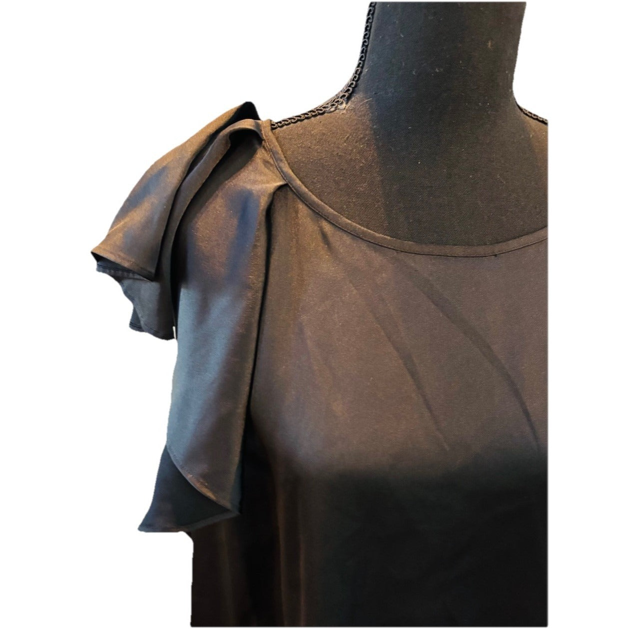 Worthington Black Blouse Size Medium