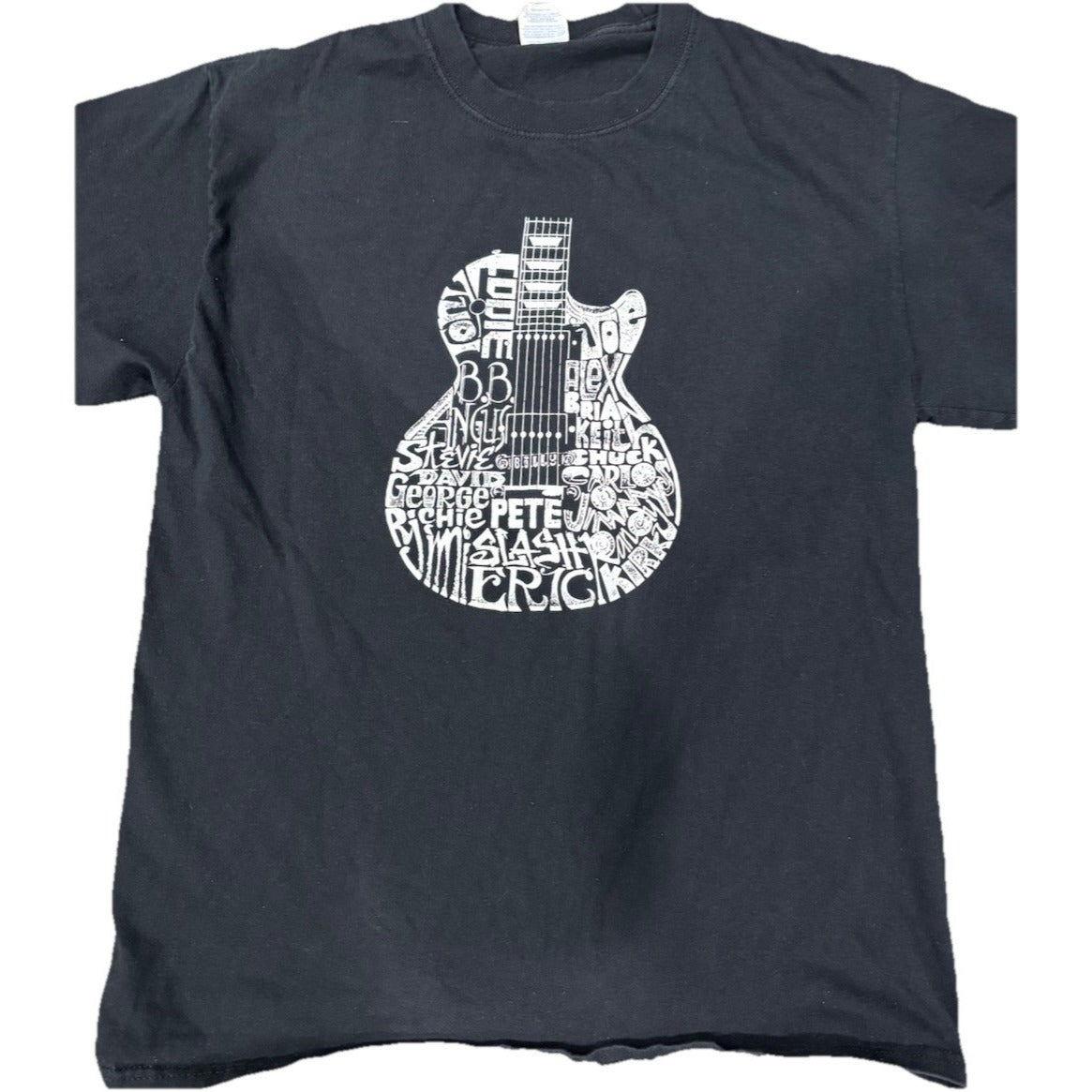 Men’s Pop Art Head Guitar Tshirt Size Medium