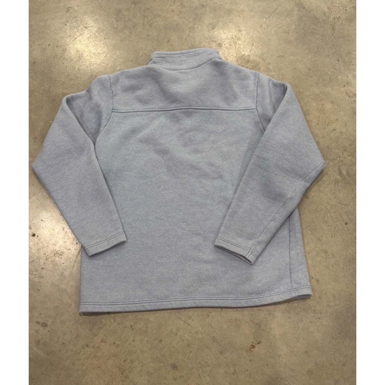 Columbia Mens 1/4 Zip Pullover Fleece Jacket Size XL Light Blue