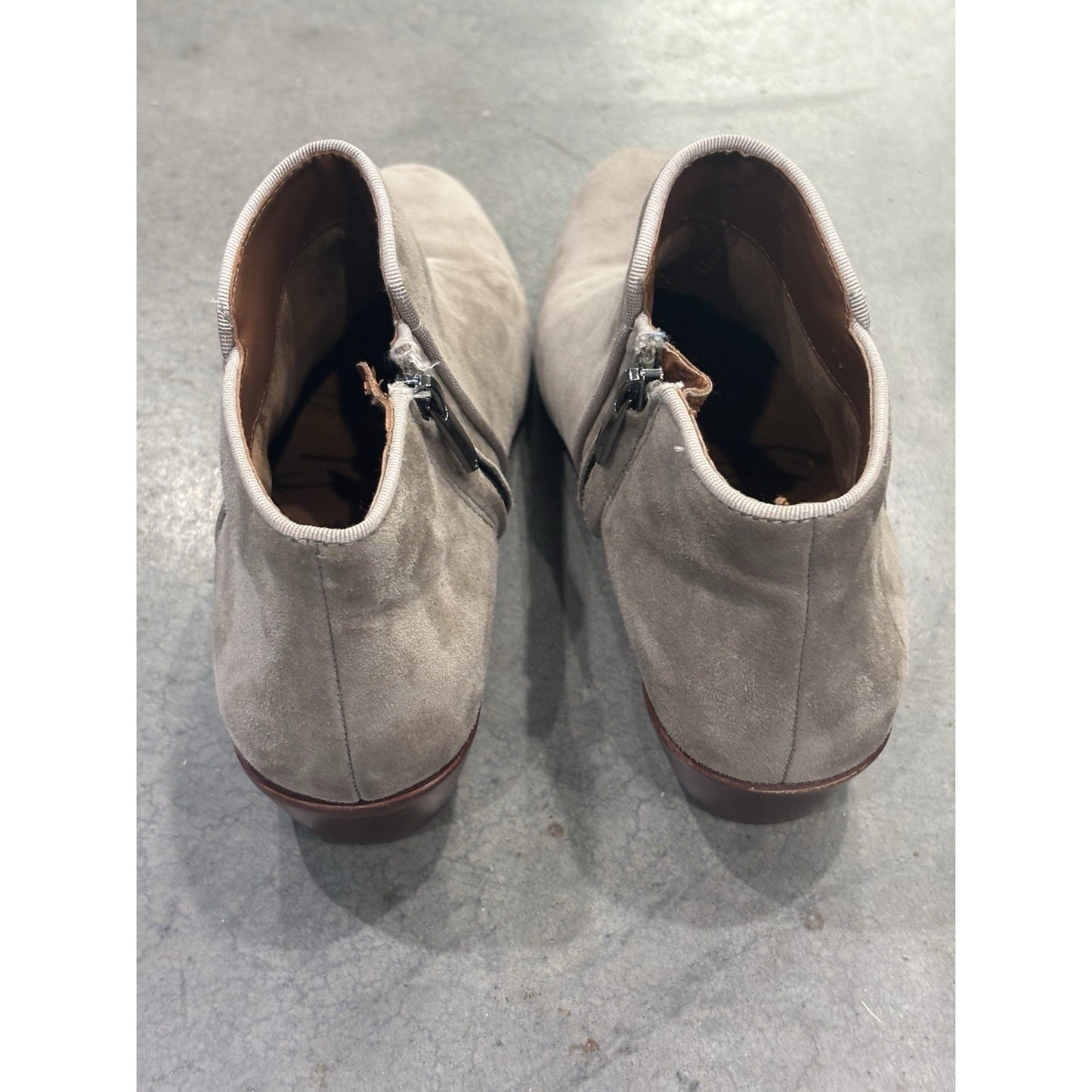 Sam Edelman Petty Women's Tan Putty Suede Ankle Bootie Size 6