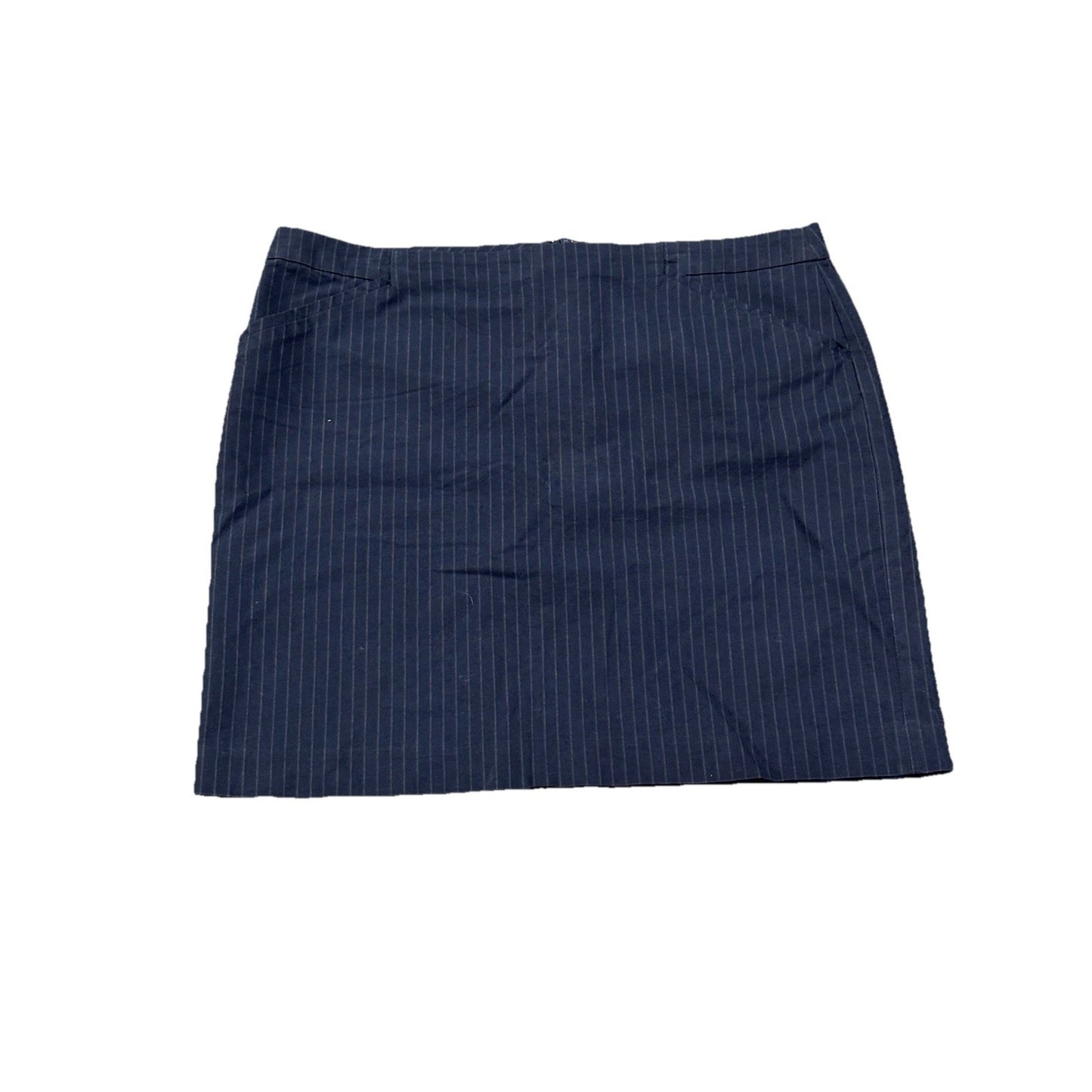 Gap Woman’s Navy Pinstriped Skirt Size 16