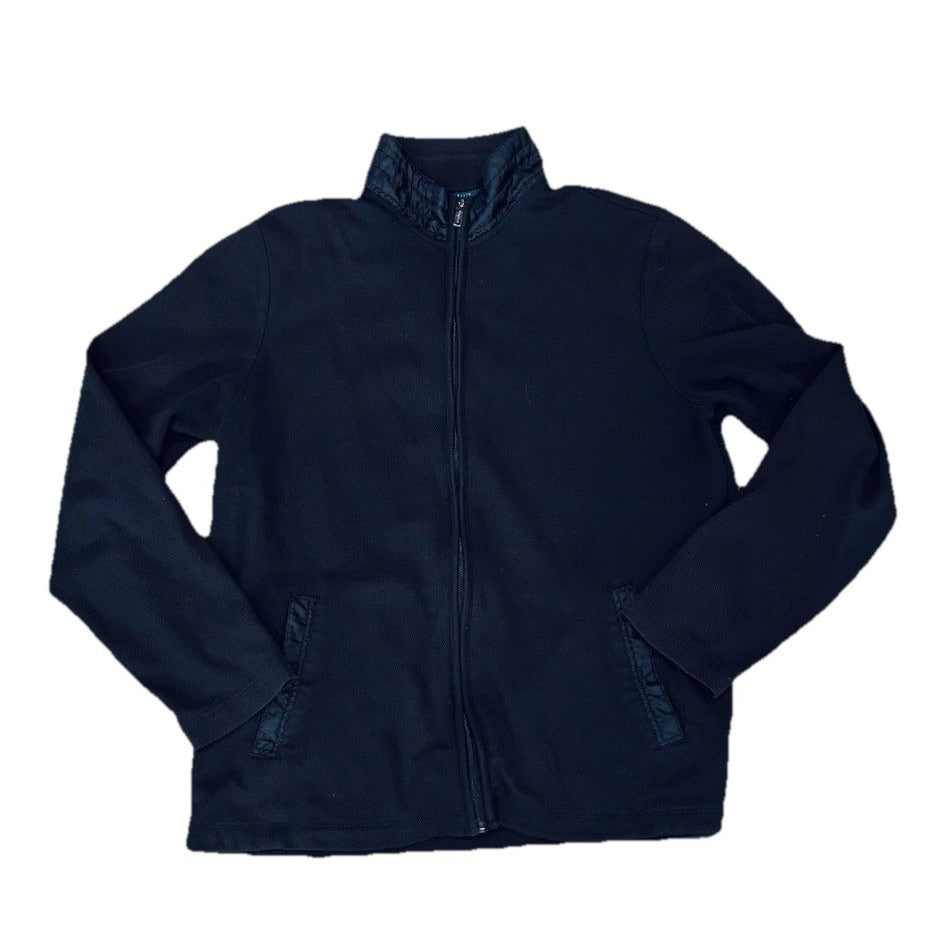 Perry Ellis Men’s Black Full-Zip Jacket – Size L