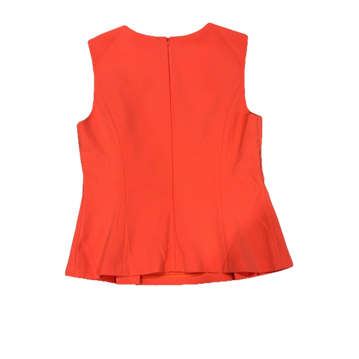 Diane Von Furstenberg Mallory Stretch Sleeveless Coral Size 8 Coral Blouse