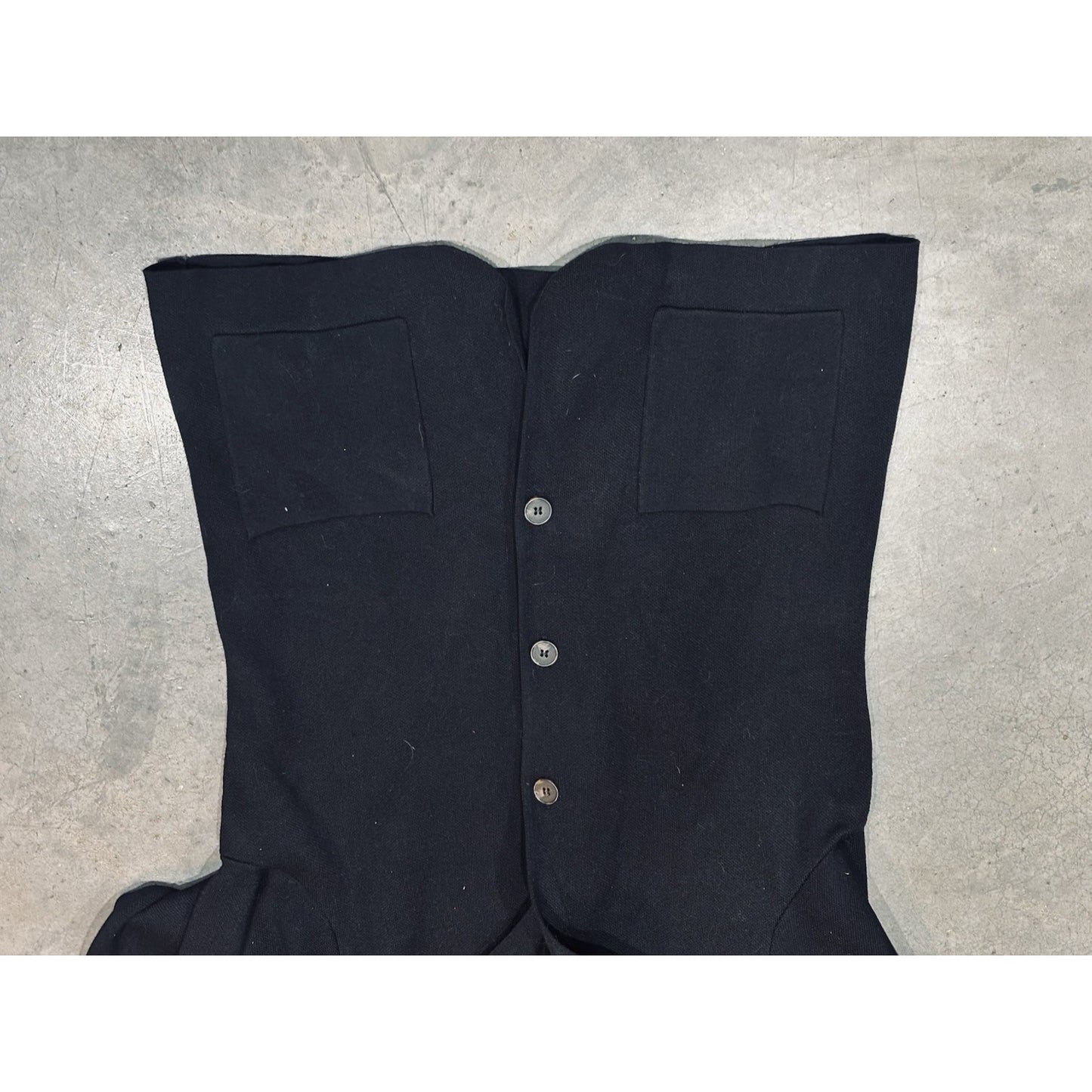 Tahari Size L Cardigan Sweater Jacket buttons long sleeves black 3683