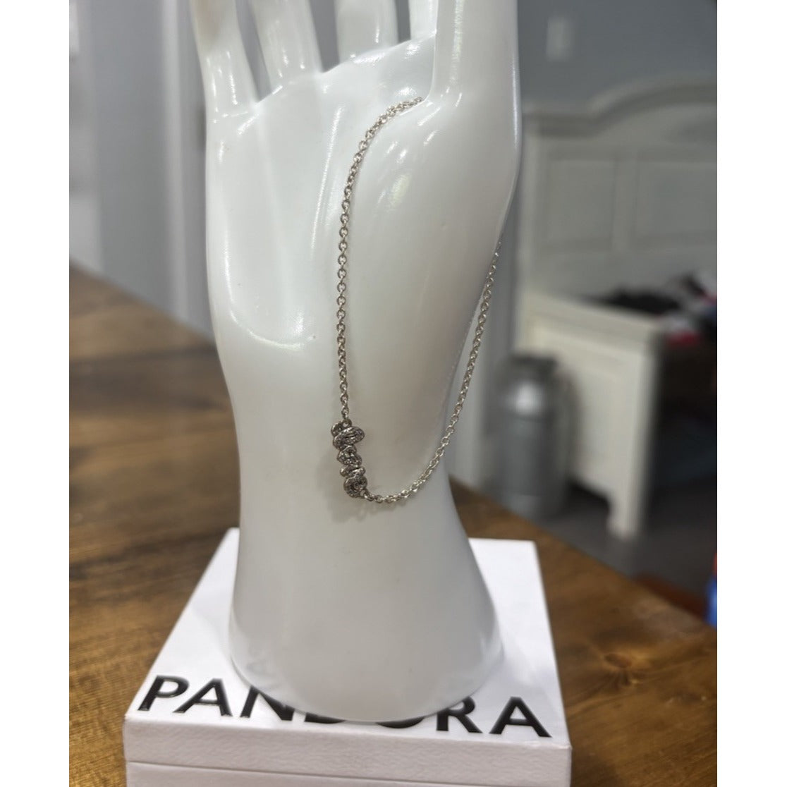 Pandora S925 Signature Of Love Bracelet 7 Inches