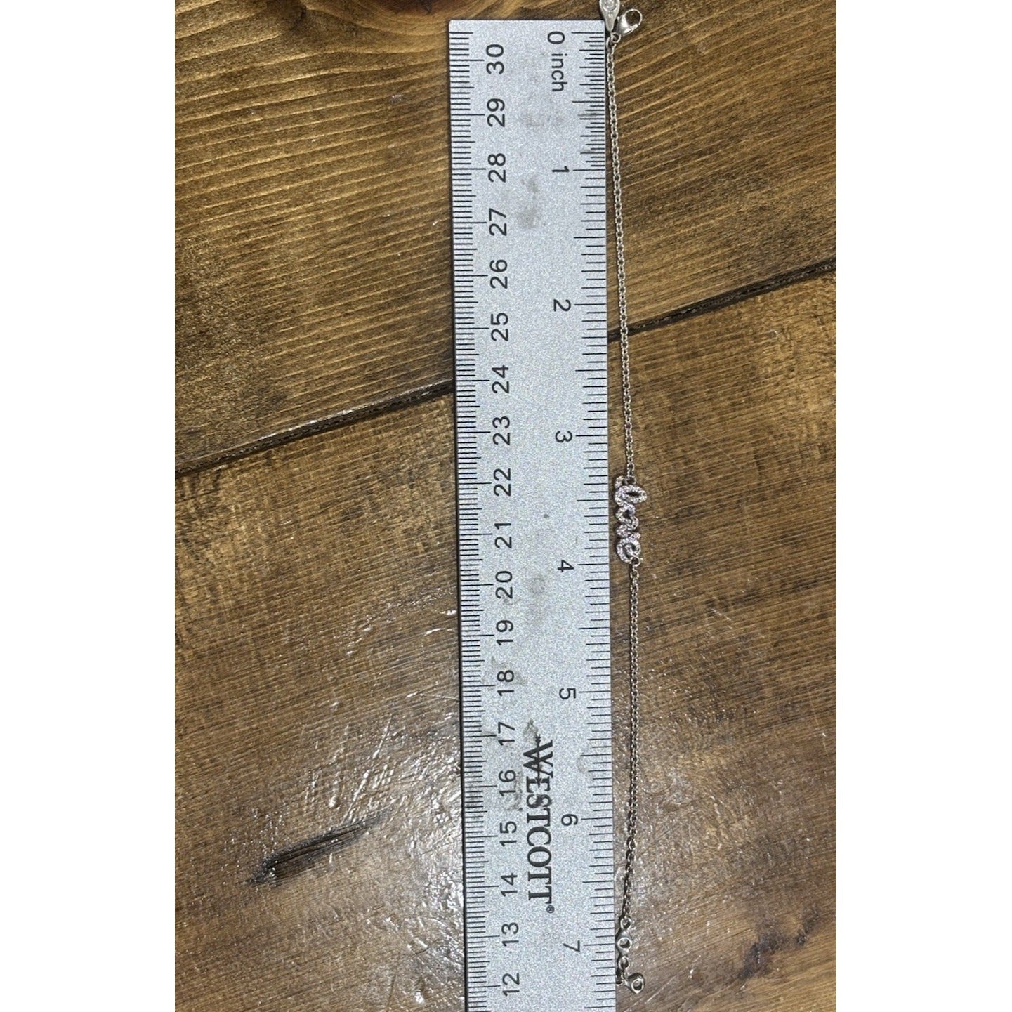 Pandora S925 Signature Of Love Bracelet 7 Inches