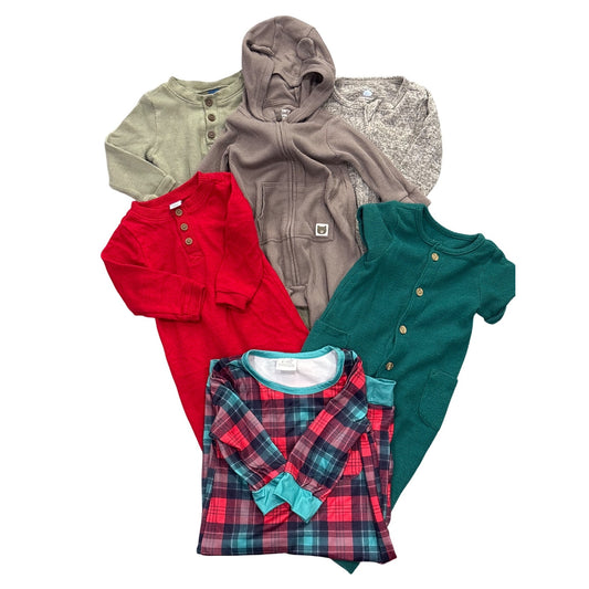 Baby Clothes Bundle 6-9 Months Carters Cat & Jack Cloud Island Long Sleeve