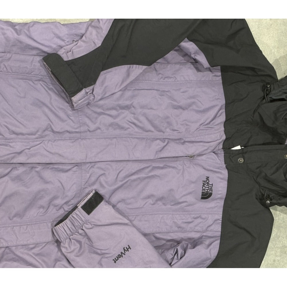 The North Face Purple And Black Hyvent Jacket Size Large