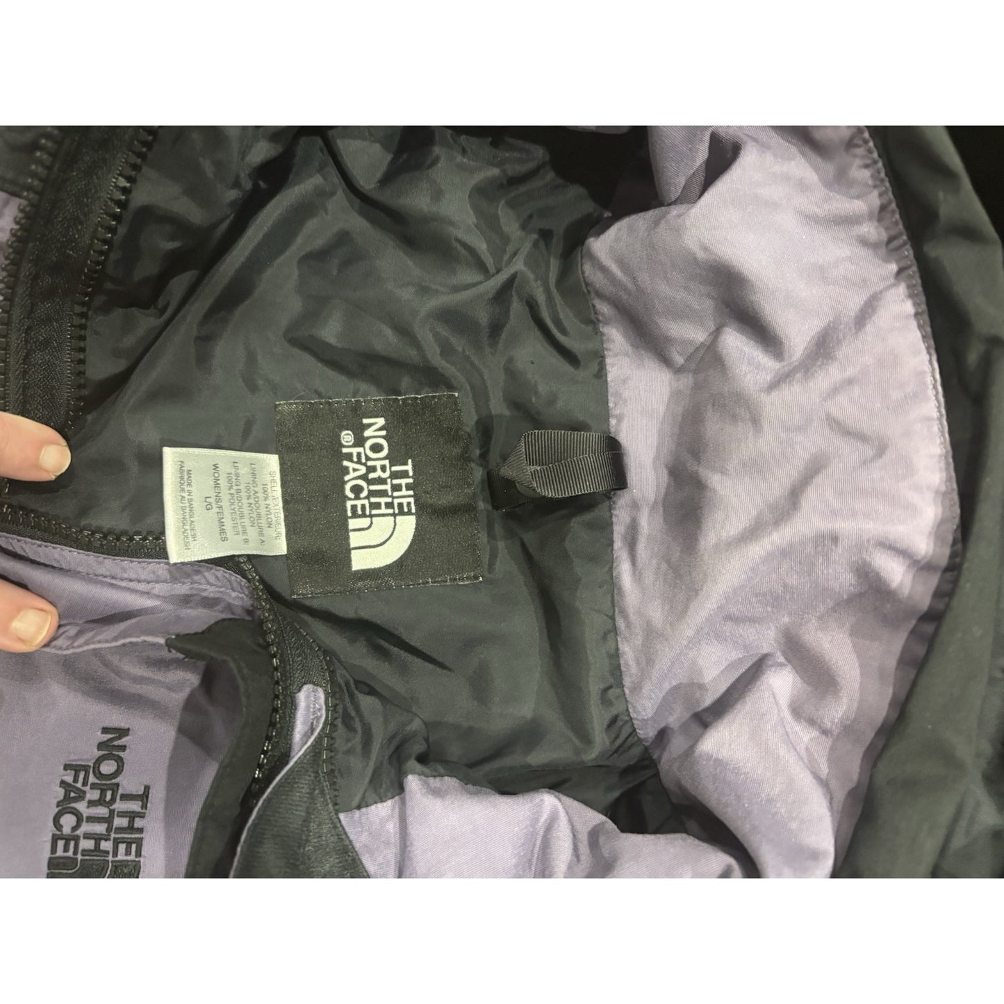 The North Face Purple And Black Hyvent Jacket Size Large