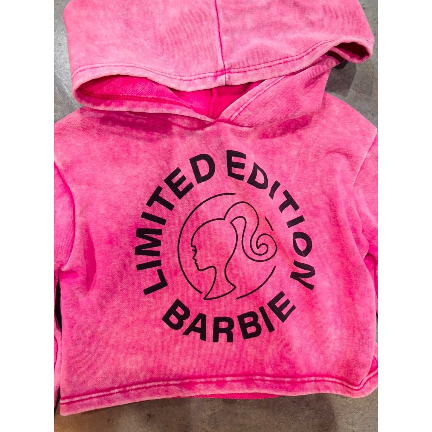 Barbie Hoodie Toddler Girls Size 3 Top Mattel