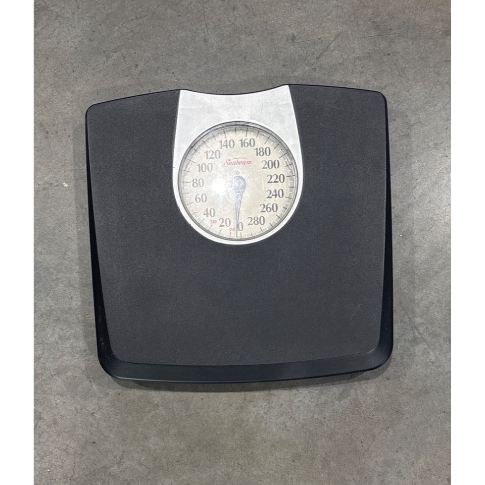 Sunbeam Black Mechanical Bathroom Scale