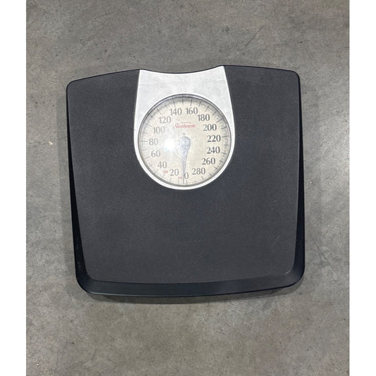 Sunbeam Black Mechanical Bathroom Scale
