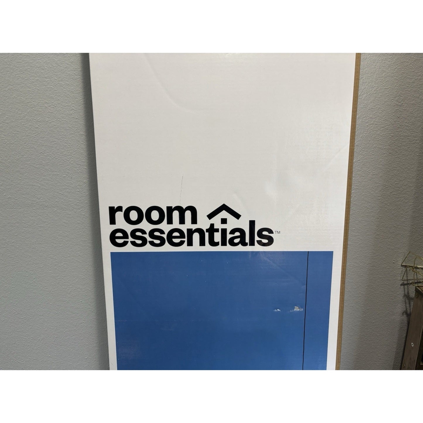 Room Essentials TV stand Natural Wood Finish 18 In X 15 In X 60 In New In Box