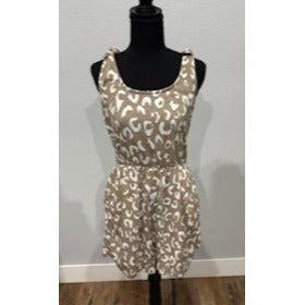 Boutique FSL + apparel Cheetah Romper Size Small