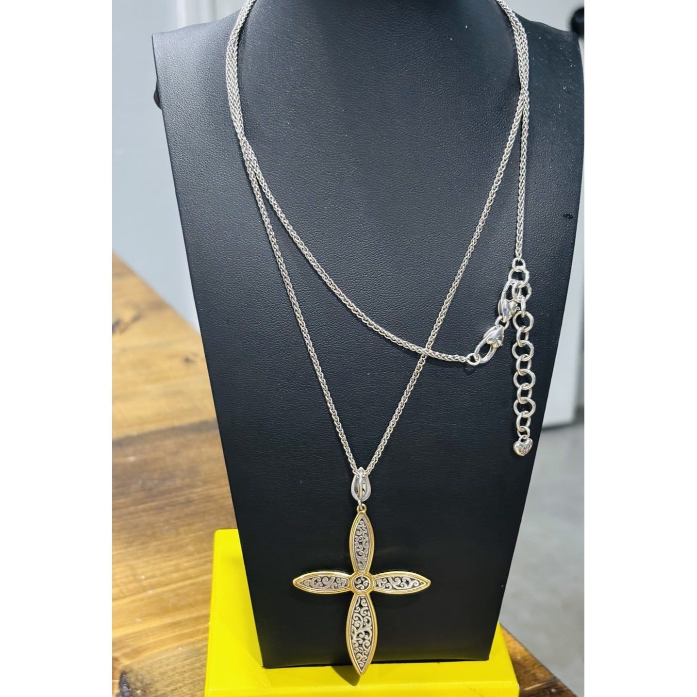 Brighton Elora Luxe Convertible Cross Necklace