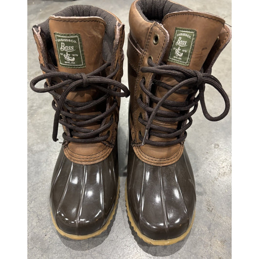 G.H. Bass & Co. Bass Brown Harlequin Duck Boots Size 7