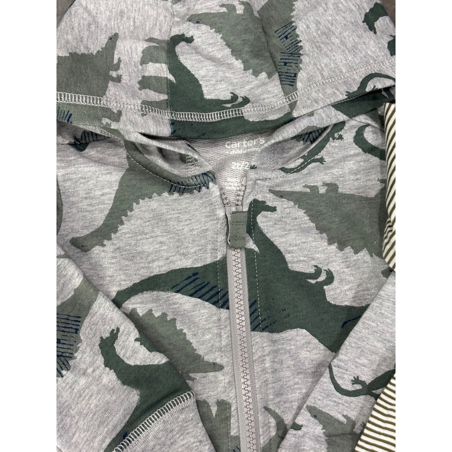 Carters Baby Dino Hoodie & Pants Set 2-Pack Bodysuits Cotton