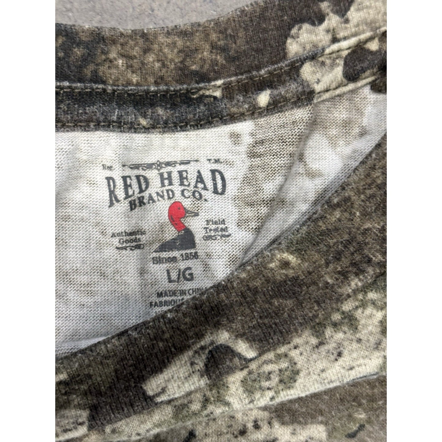 Redhead Boys Large Camouflage Long sleeve Tshirt