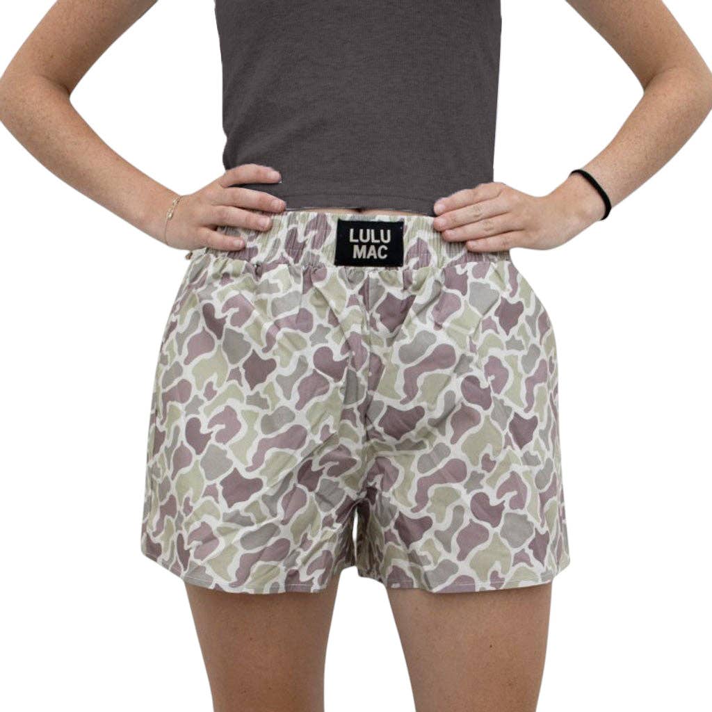 Lulu Mac BXCM- LIGHT CAMO BOXER SHORT
