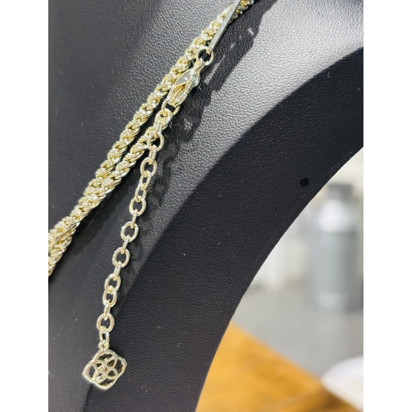 Kendra Scott Gold Corla  Necklace In Grey Cats Eye