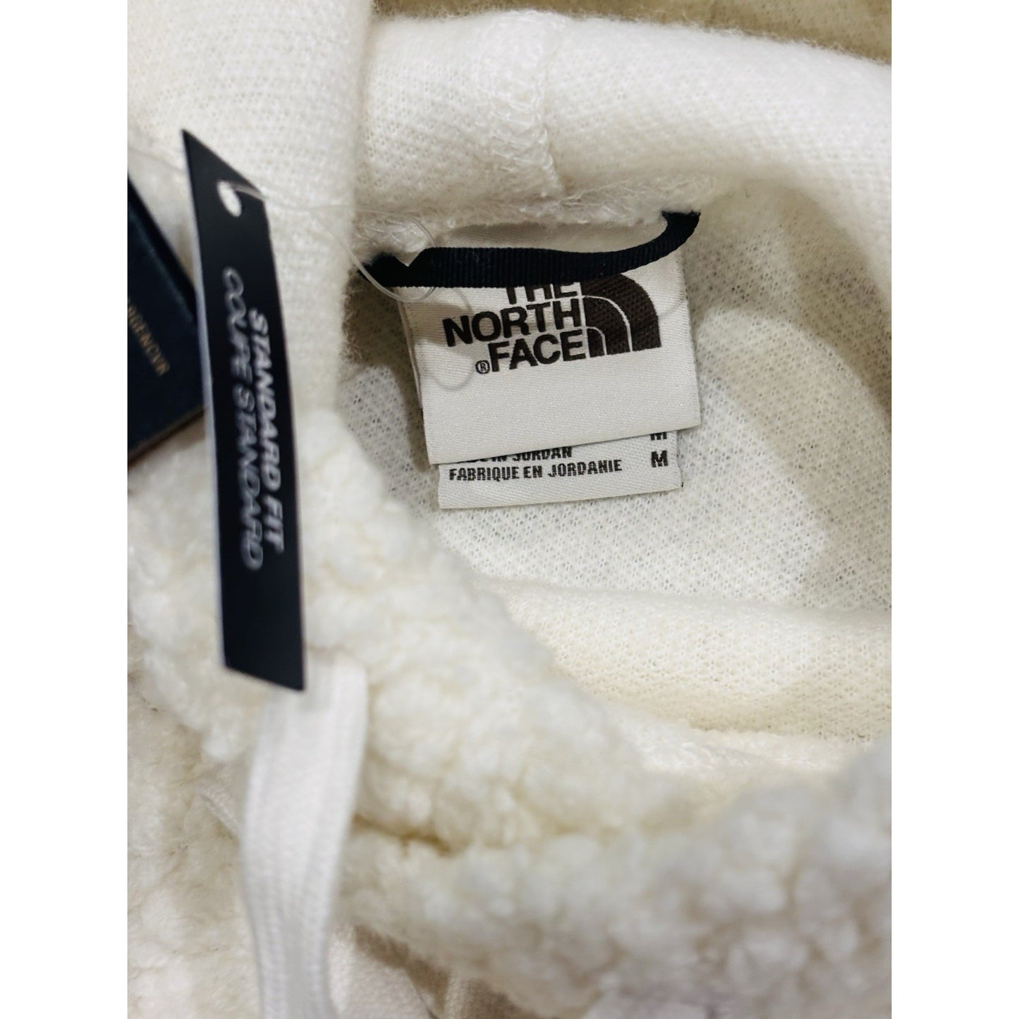 NWT The North Face Women's Wool Harrison Pullover Hoodie Gardenia White Size Med