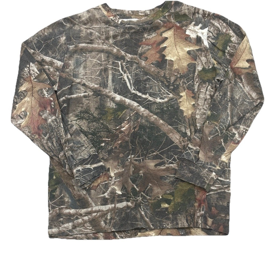 Redhead Boys Size L Camouflage Long Sleeve Crew Neck Shirt