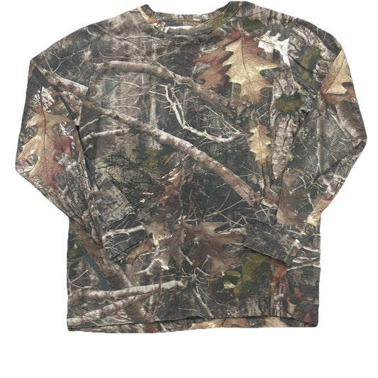 Redhead Boys Size L Camouflage Long Sleeve Crew Neck Shirt